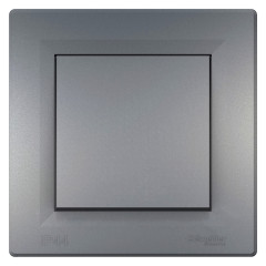 1-клавішний вимикач Schneider Electric Asfora IP44 Сталь (EPH0100262)